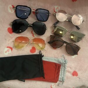 Mixed Sunglasses Bundle with Colorful Lenses